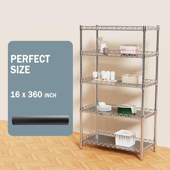 Wire Shelf Liner: 16" W x 360" L Shelf Liners for Wire Shelving 1.2mm Thick - Image 8