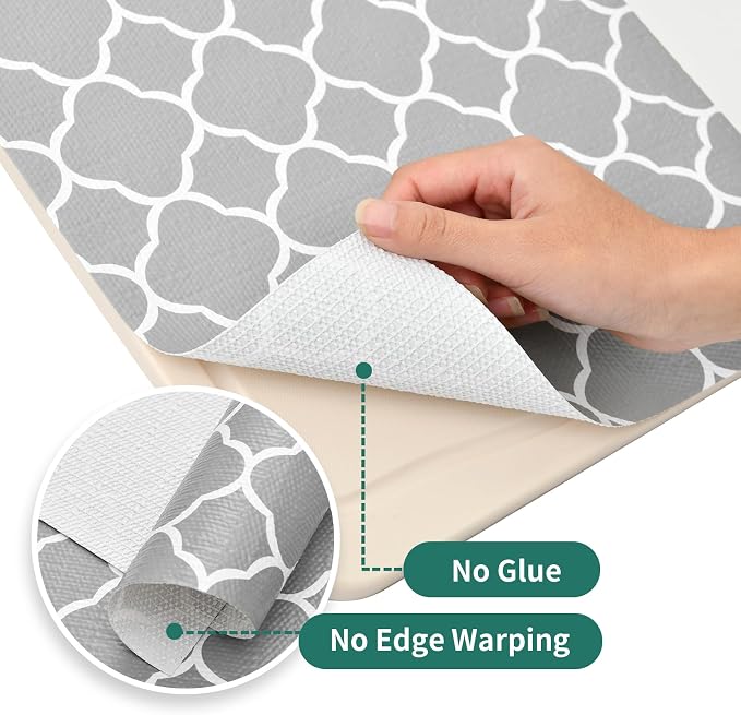 Shelf Liners for Kitchen Cabinets 17in x 20FT Non Adhesive Drawer Liner - Image 9