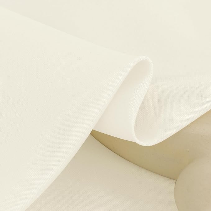 Fitable 6 Pack Ivory Round Tablecloths 108 Inch for 36"-84" Tables - Image 9
