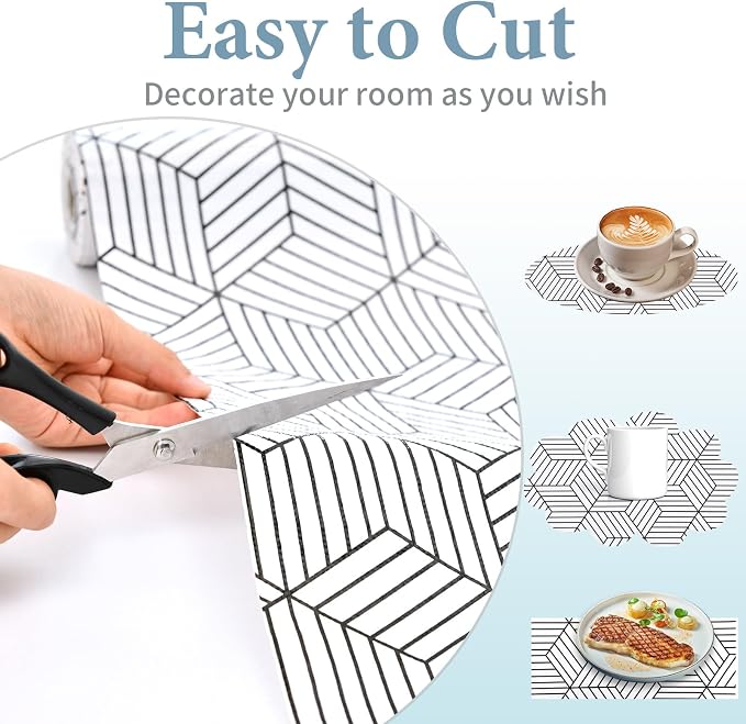 Shelf Liners for Kitchen Cabinets 12in x 20FT, Non Adhesive Cabinet Liner - Image 7
