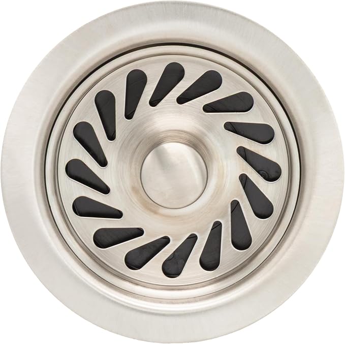 JB Signature Kitchen Sink Strainer - For Garbage Disposal Scratch-Resistant Durable Build InSinkErator & Similar Disposals Compatible Easy Install 1-Pack Brushed Nickel - Image 3