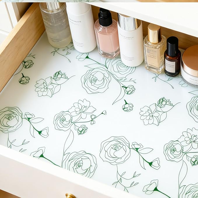 Shelf Liner for Kitchen Cabinets Drawer Liner Non-Adhesive Non-Slip - Image 9