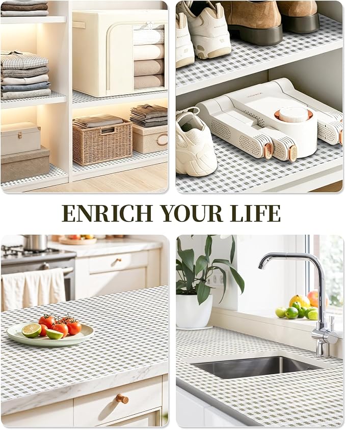Drawer and Shelf Liners for Kitchen Cabinets Non-Adhesive - Image 6