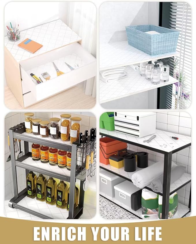Drawer and Shelf Liners for Kitchen Cabinets Non-Adhesive - Image 8
