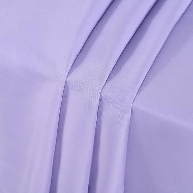 10 Pack Lavender Round Tablecloths,120 Inch Polyester Table Cloth - Image 8