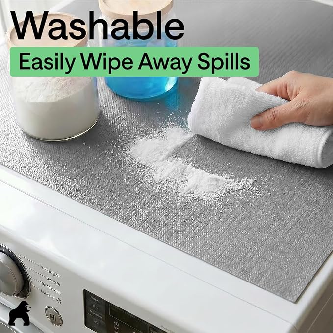 GORILLA GRIP Shelf Liner, Kitchen Drawer Protector, 12x240 Gray - Image 8