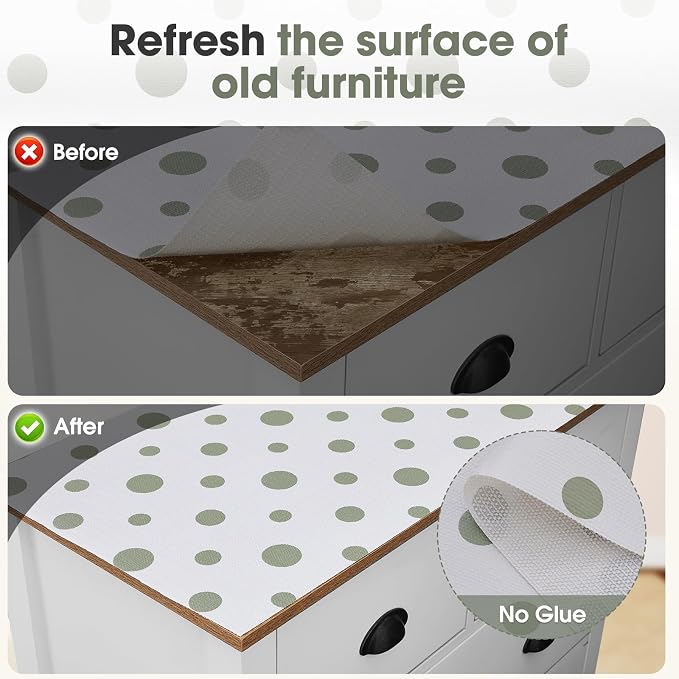 Beautysaid Shelf and Drawer Liner for Kitchen Cabinet Non Adhesive Non Slip - Image 9