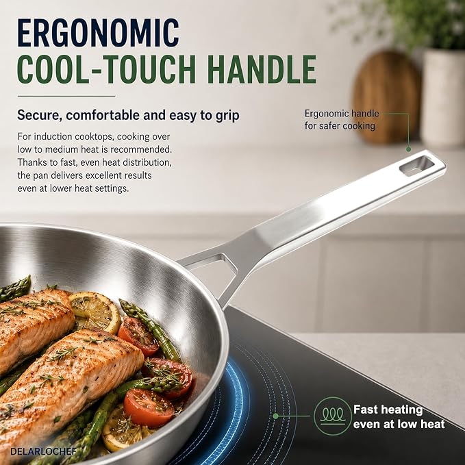 5 Ply Stainless Steel pan,10in - Image 9