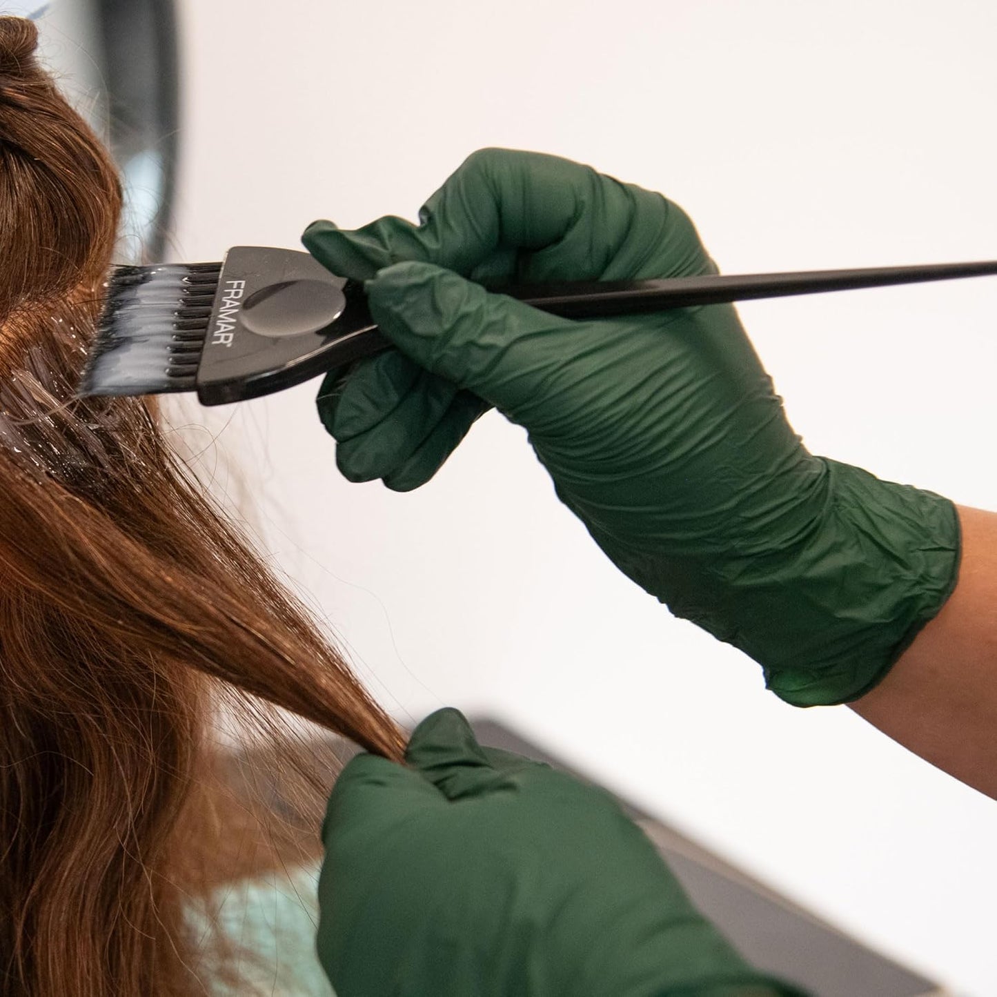 FRAMAR Green Gloves Disposable Latex Free – Powder Free Nitrile Gloves Small, Disposable Rubber Glove Small Nitrile Biodegradable Glove – 100 Pk