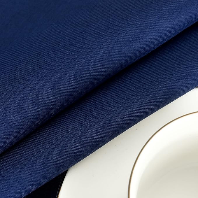 12 Pack Navy Blue Tablecloth for Rectangle Table 90 x 156 Inch - Image 8