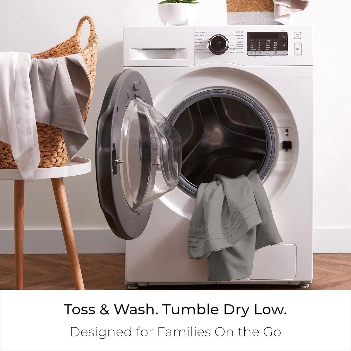 Mellanni King Sheets Set - 4 PC Iconic Collection Bedding - Hotel Luxury, Extra Soft, Cooling Bed Sheets - Wrinkle, Fade, Stain Resistant (King, Taupe)