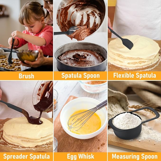 Unokit Mixing Bowls with Lids Set - 16 Pcs Stainless Steel Nesting Mixing Bowls with Grater Attachments, Mixing Bowl Set for Multi Mixing & Serving - Image 7