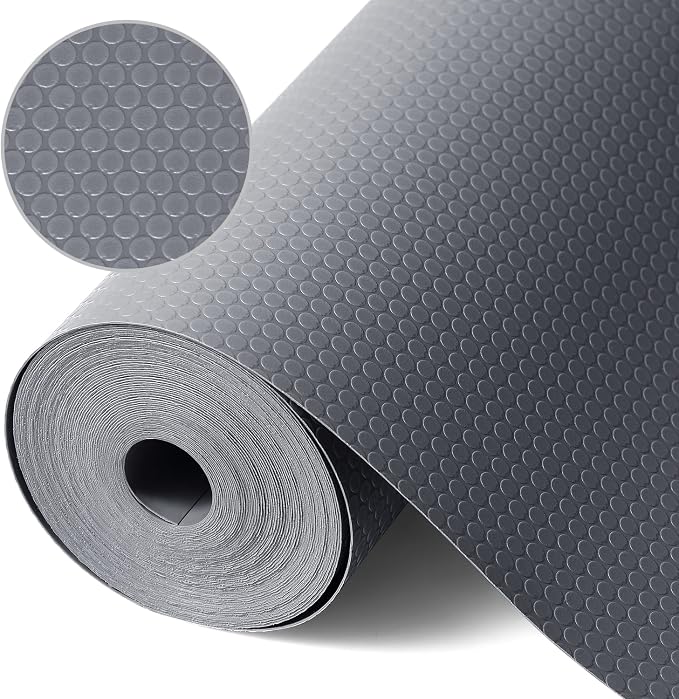Shelf Liners for Kitchen Cabinets Non Adhensive,Gray 17.5"× 236.2" - Image 8