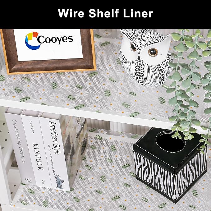 Cooyes Shelf Liner – Premium Non-Adhesive Cabinet & Drawer Liner for Kitchen – Waterproof Shelf Paper with Modern Pattern – Durable EVA Cabinet Mat – Easy to Cut (15" W x 120" L) - Image 8