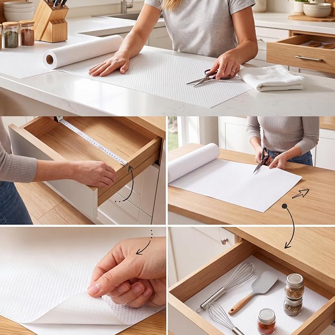 Shelf Liner Adhesive Drawer Cabinet Paper Liners 18 Inch Wide X 20 Ft - Image 9