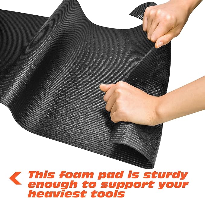 Professional Grade Tool Box Liner Heavy Duty Non-Slip Drawer Liner Black - Image 8