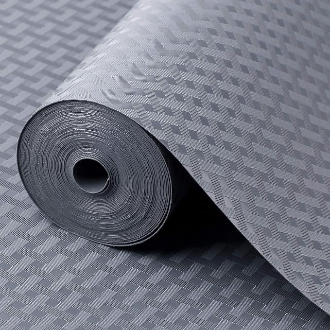 Shelf Liners for Kitchen Cabinets Non Adhensive,Gray 17.5"× 236.2" - Image 7