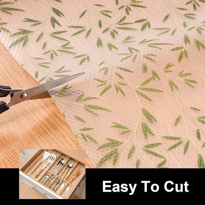 Cooyes Shelf Liners for Kitchen Cabinets Waterproof Kitchen Cupboard Mats - Image 7
