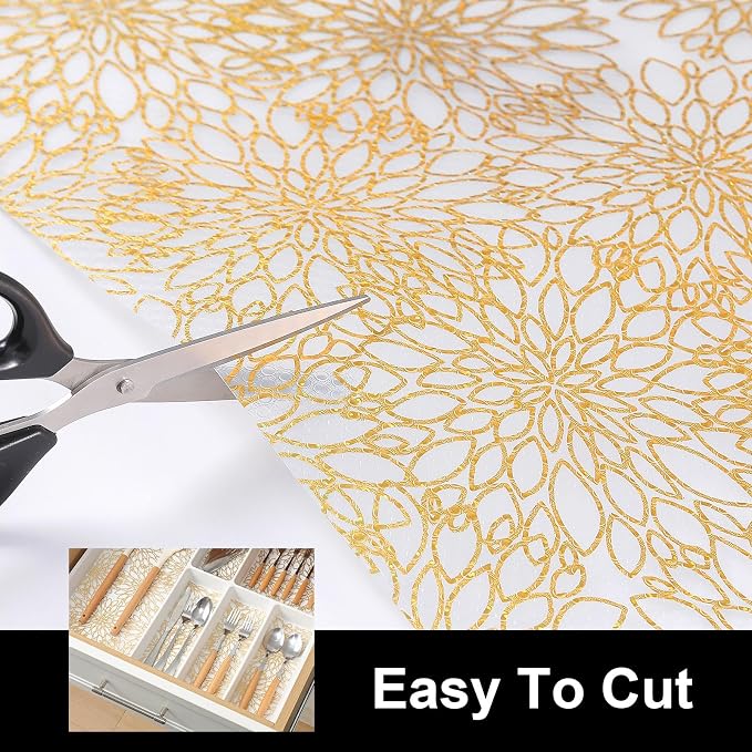 Cooyes Shelf Paper for Kitchen Cabinets Non Adhesive - Image 7
