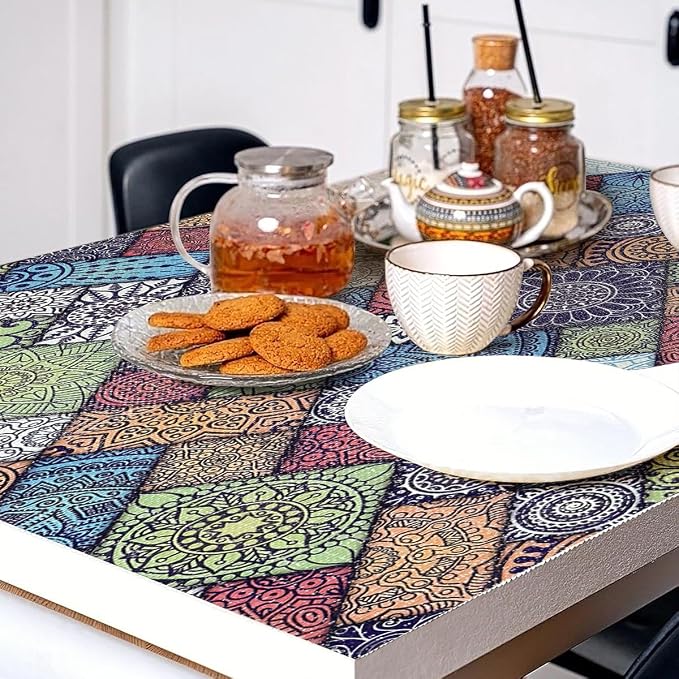 Quttisay Boho Kitchen Shelf Liner Non Adhesive Drawer Liners 12in x 16.4ft - Image 9