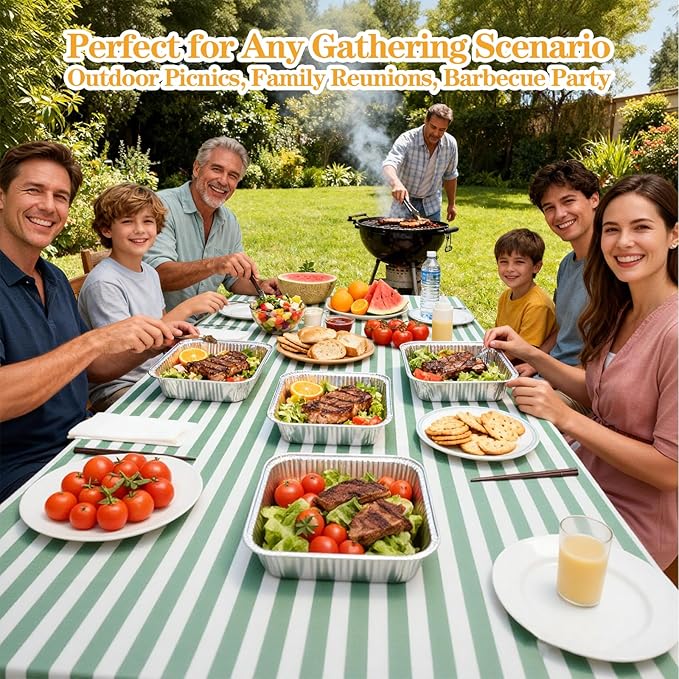 20 Pack Thickened 8x8 Disposable Aluminum Foil Pans - Image 7