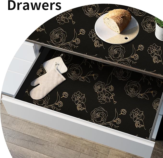 Shelf Liners for Kitchen Cabinets 11.8in x 20FT Non Adhesive Drawer Liner - Image 9