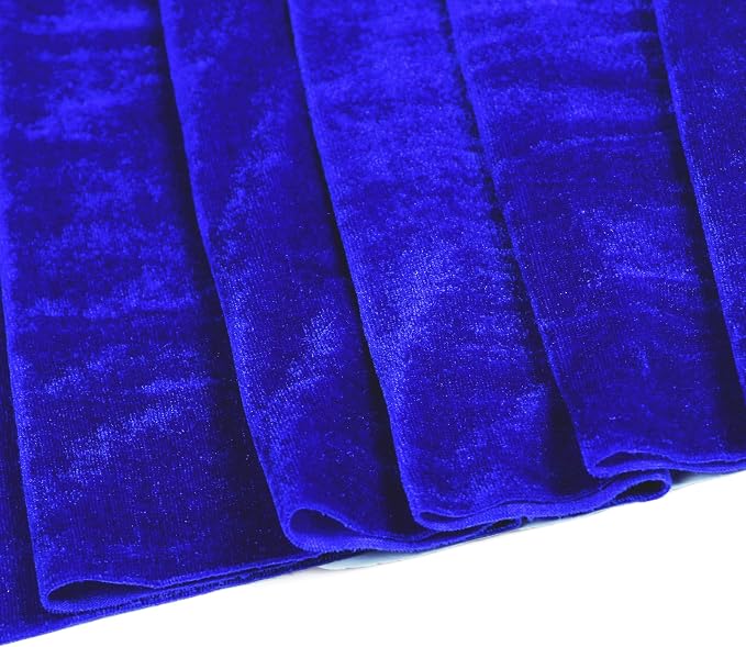 MDS® Pack of 15 | Royal Blue | Velvet Table Runner 20 x 120 Inches 10ft Long Luxurious Soft Romantic Wedding Runners for Party Reception Bridal Shower Birthday Banquets Dinner Table Decoration - Image 7