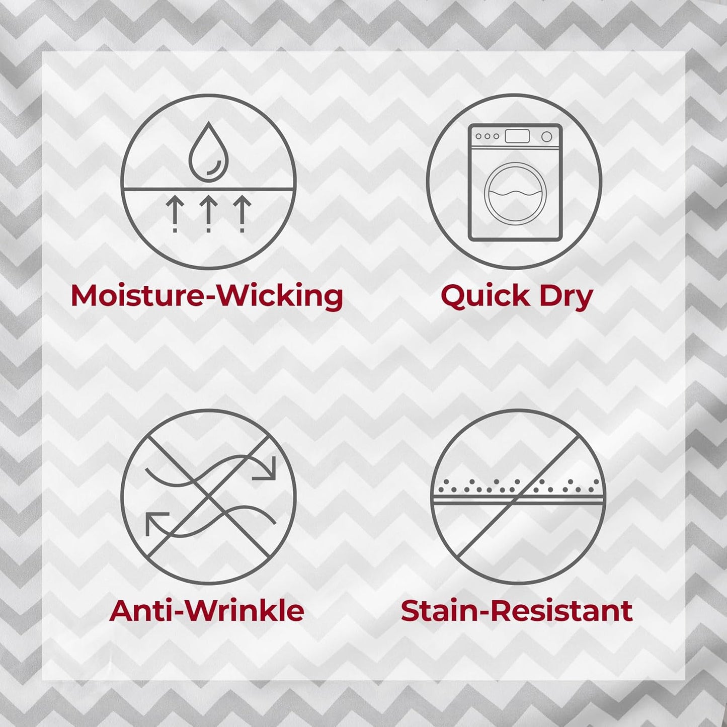 Mellanni Twin XL Sheets Set - 3 PC Iconic Collection Bedding - Hotel Luxury, Extra Soft, Cooling Bed Sheets - Wrinkle, Fade, Stain Resistant (Twin Extra Long, Chevron Gray)