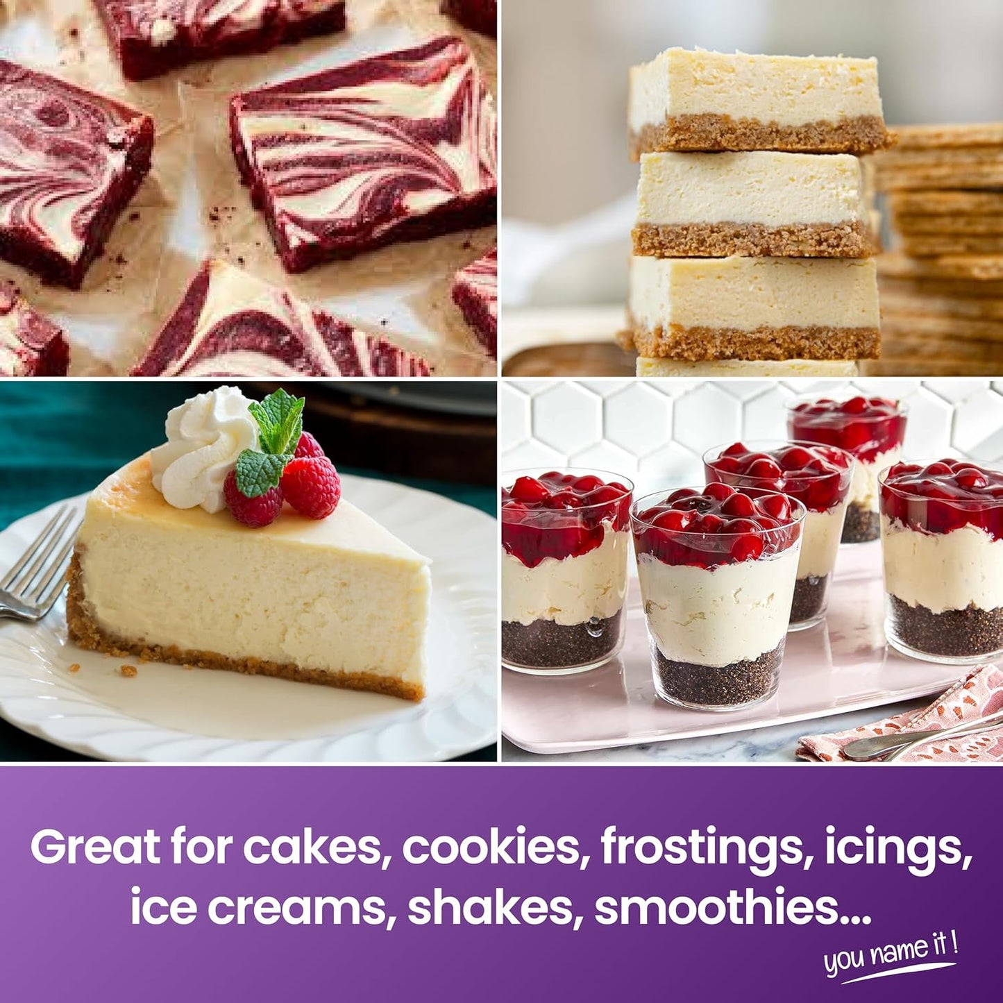 LorAnn Oils Cream Cheese Bakery Emulsion: True Essence, Ideal for Boosting Fruit Tones in Cakes, Cookies & Desserts, Gluten-Free, Keto-Friendly, Extract Substitute Essential for Your Kitchen, 4 Oz