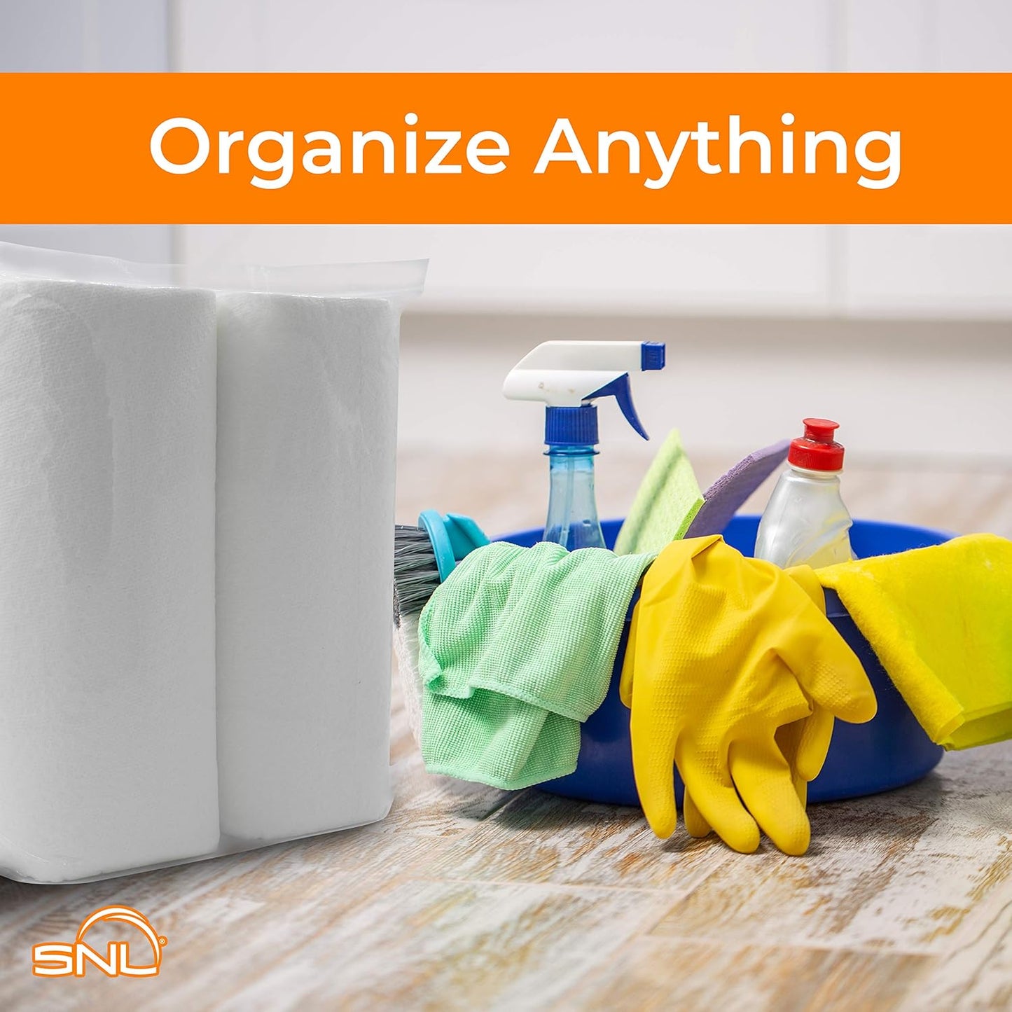 SNL Quality Zipper Lock Extra Large Jumbo Reclosable Clear Disposable Plastic Bags, Strong | 12" X 15" - 2 MIL - 100 Bags