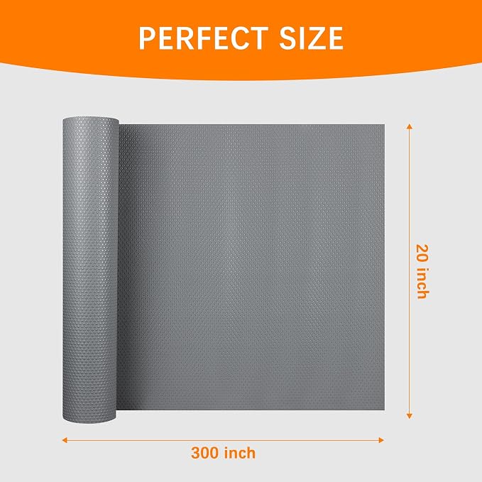 FLPMIX Cabinet Shelf Liner 20" Wide: Waterproof Under Sink Mat 20" x 300" - Image 9