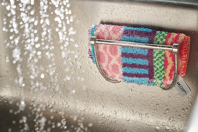 Skoy Bundle, 2-Pack Scrub, and 4-Pack Swedish Dishcloth, Reusable Cleaning Products for Kitchen and Household, Planet-Friendly, Dishwasher Safe Soft Scrub, Monochromatic Colors - Image 8