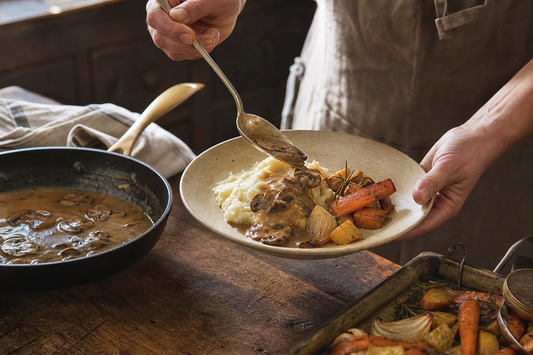 Unbranded close editorial detail featuring practical everyday serving