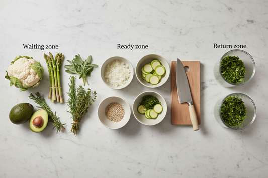 Food Preparation Selection Checklist for a More Manageable Prep Zone