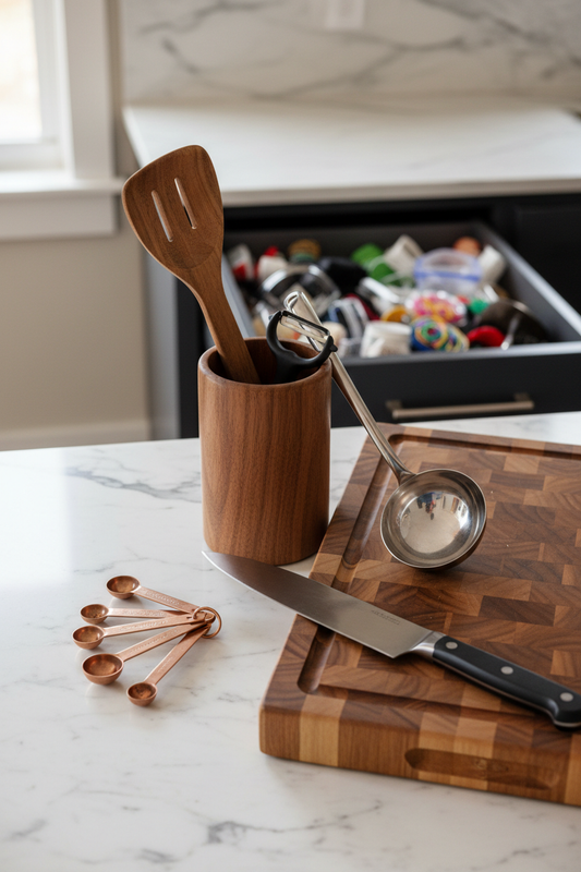 A Kitchen Tools Organization Method for Smoother Food Preparation