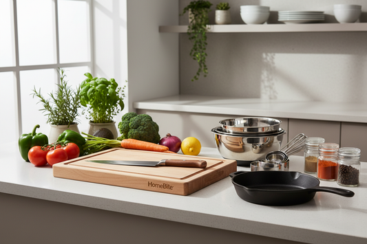The Complete Beginner’s Guide to Better Home Cooking Using HomeBite Kitchen Essentials