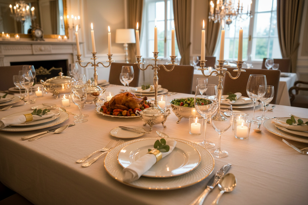 Dining and entertaining essentials - dinnerware, serving platters, glassware, and party hosting supplies