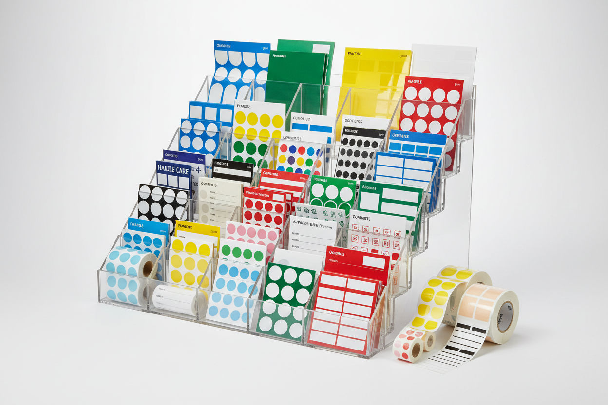 Organization labels and tags - pantry labels, storage stickers, and kitchen organizing label systems