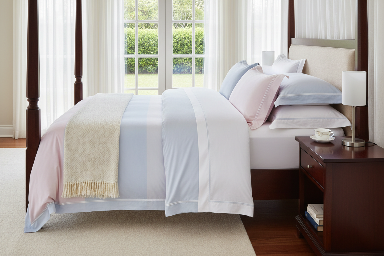 Premium bed sheets and pillowcases - soft bedding sets, fitted sheets, and comfortable pillow covers