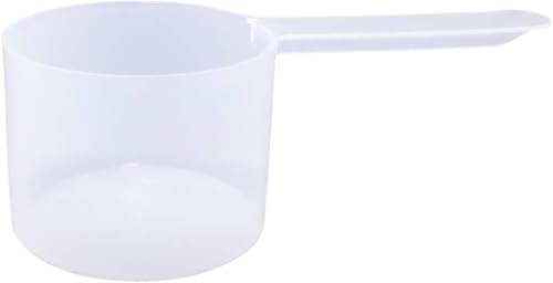 94cc Long Handle Measuring Scoop (6 Tablespoon / 3.17 oz / 94mL) - Heavy-Duty Plastic Spoon for Powders, Protein, Coffee, and Baking, 1-Pack by TheScoopie