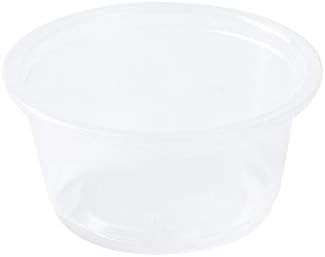 Restaurantware-Chef 101 3.3 Ounce Sauce Cups, 2000 Microwave-Safe Condiment Cups - Crack-Resistant, Disposable, Clear Plastic Portion Cup, For Samples, Sauces, Or Toppings, Lids Sold Separately - Image 2