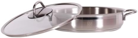 Serenk Pots and Pans Set Stainless Steel, Non Stick, 5 Pieces, Non Toxic Cokware, Induction Cookware, w/Pots & Pans & Saucepans, Cooking Sets Pots and Pans (Stainless Steel 5 Pc) - Image 6