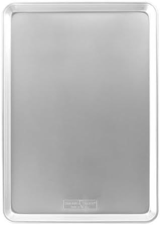 Nordic Ware Extra Large Baking Sheet, 21 x 15 inches, XL Big sheet pan Natural Uncoated Aluminum, Reinforced Steel Rim Prevents Warping, 1pk Big Sheet - Image 2