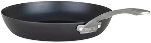 Viking Blue Carbon Steel Frying Pan, 12 Inch Kitchen Cookware, Black by Unknown