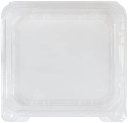 Karat Clamshell Take Out Food Containers [8"x8" - 250 ct] Durable, Stackable, Crack-Resistant To Go Boxes | Clear - Image 3