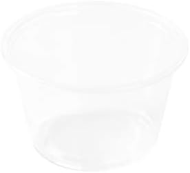 Restaurantware-RW Base 2.5 Ounce Sauce Cups, 2000 Microwave-Safe Condiment Cups - Crack-Resistant, Disposable, Clear Plastic Portion Cup, For Samples, Sauces, Or Toppings, Lids Sold Separately - Image 2