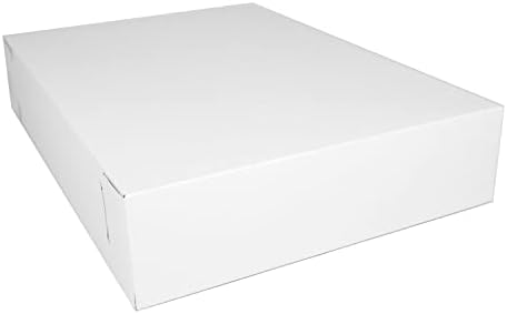 Southern Champion Tray 1019 Premium Clay Coated Kraft Paperboard White Donut Tray, 18" Length x 13" Width x 3-1/2" Height (Case of 100 Pieces) by SouthernChampionTray