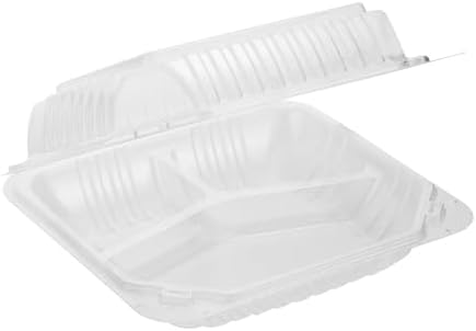 Front Lock MFPP Hinged Food Containers, Disposable Takeout Boxes by ProTakeOut