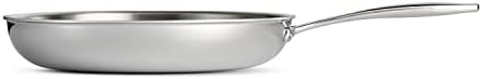 Tramontina Fry Pan Stainless Steel Tri-Ply Clad 12-inch, 80116/007DS & Professional Fry Pans (8-inch) - Image 3