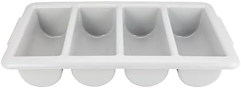 Winco 4-Compartment Cutlery Bin, Medium by Winco